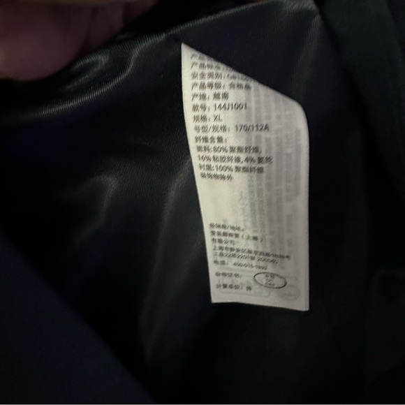 Abercrombie & Fitch Navy Blazer XL NWT Tailored Old Money Chic - Picture 10 of 14